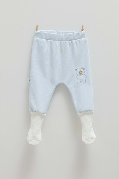 Caramell سروال أطفال من CUTE BEAR مع جوارب باللون الأزرق