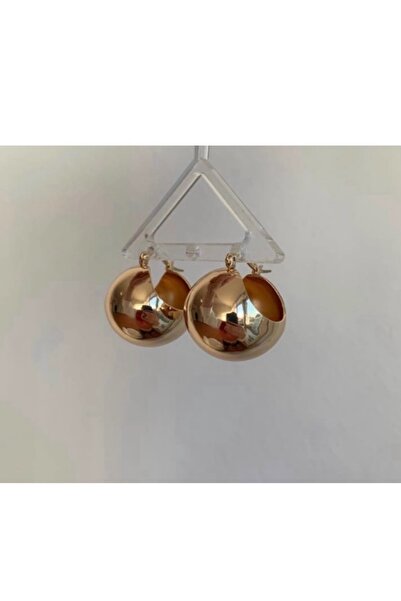 gaila design Gold Altın Sarısı Büyük Top Küpe