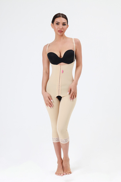 LİPOTEKS BBL LIPOSUCTION CORSET WITH BREASTOP KNEE CLOSED BACK