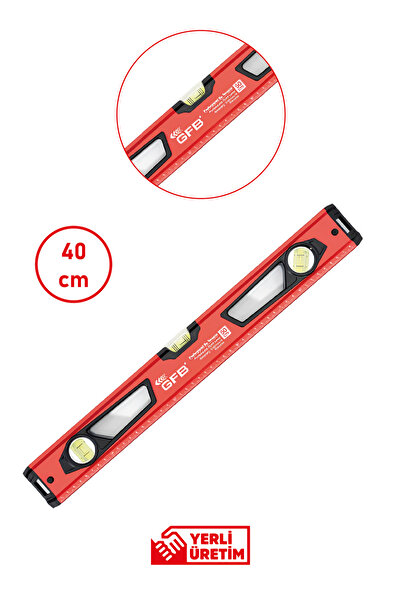 GFB 5520 Mıknatıslı Profesyonel Su Terazisi 40 cm | Hassas Ölçüm, Manyetik ve...