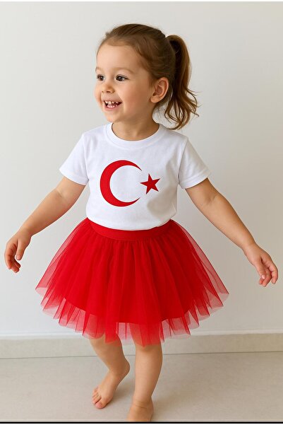 Gala kız çocuk kabarık tütülü etek