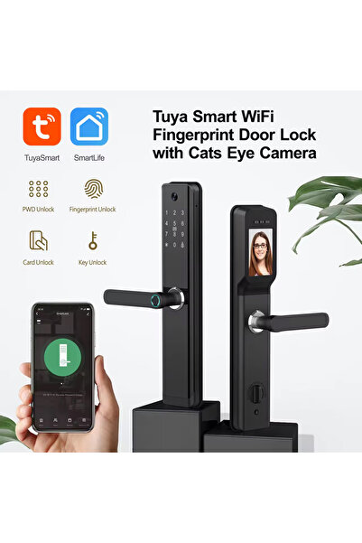 OEM Yala smart with 3D facial recognition, card, code, key, doorbell, remote unlocking