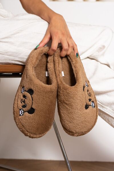 topukludünyası Дамски зимни плюшени пантофки с панда