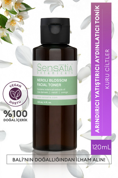 Sensatia Botanicals Yatıştırıcı, Arındırıcı ve Ferahlatıcı Alkolsüz Doğal Ton...