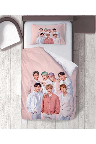 hediyechy Δώρο Σετ Παπλωματοθήκη Μονό με θέμα Bts Jungkook