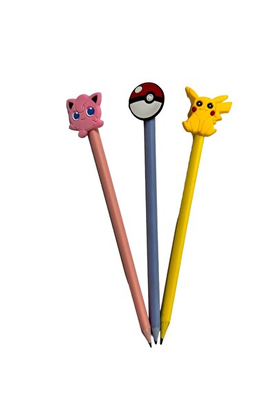 Buki'nin Atölyesi رأس قلم على شكل شخصية بيكاتشو ثلاثية الأبعاد وقلم رصاص A06،...