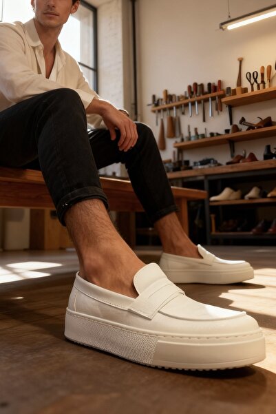 Knack 400 Модель Щоденні білі класичні туфлі