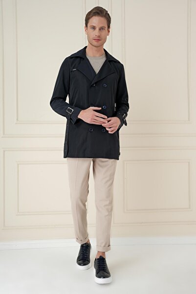 Efor TRENÇKOT 04 Lacivert Pardösü