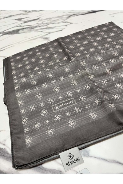 MERAM BUTİK SİYANE MONOGRAM ŞAL - 15