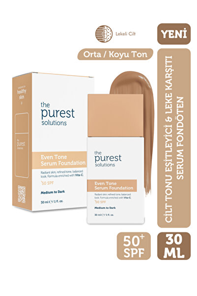 The Purest Solutions Cilt Tonu Eşitleyici & Leke Karşıtı Serum Fondöten SPF 5...