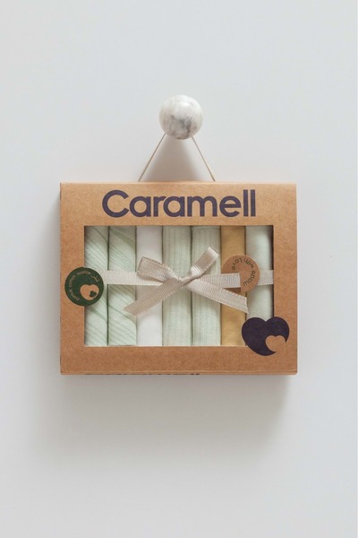 Caramell GOOD BABY 7Lİ BEBE MENDİLİ Yeşil