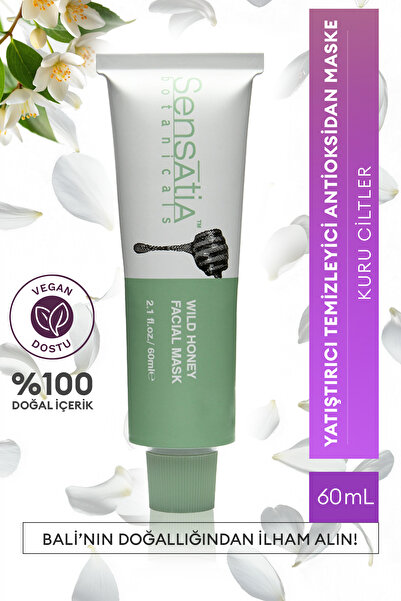 Sensatia Botanicals Antioksidan Yatıştırıcı Temizleyici Doğal Yüz Maskesi 60m...
