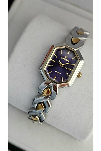 Raymond Rym-213057 Retro Women's Watch - Case Strap Steel and 2 Years Warranty Ipg-Bl