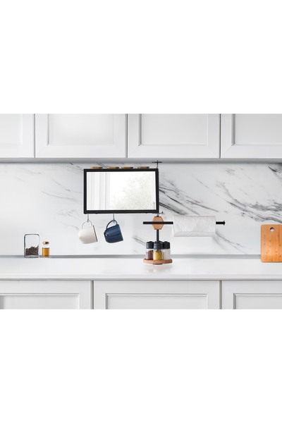 Teknor Aynalı Mutfak Aksesuarı Düzenleyici Organizer Baharatlık