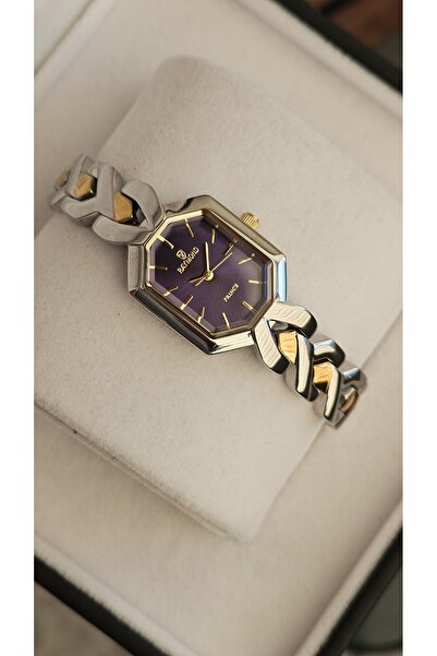 Raymond Rym-213057 Retro Women's Watch - Case Strap Steel and 2 Years Warranty Ipg-Bl