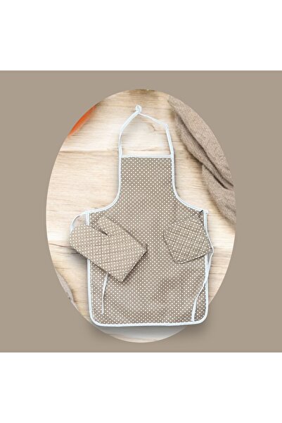 PATRU ANOTIMPURI 3-piece kitchen apron, waterproof