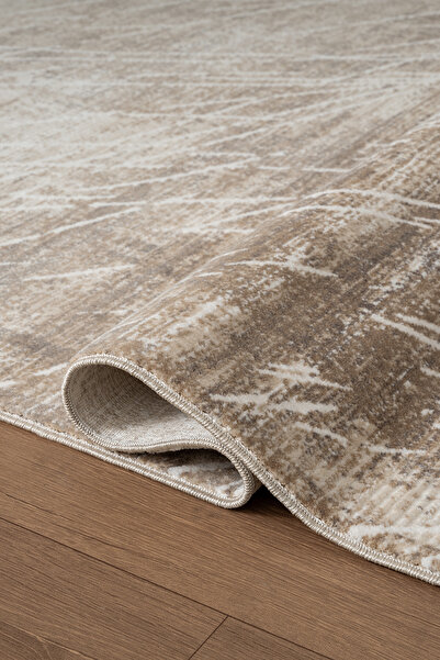 Karmen Halı Etro ET010A Bej Modern Desenli Parlak Ağır Yüksek Sıklıkta Salon ...