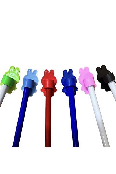 Buki'nin Atölyesi Kalem Başlığı Süsü Figürlü 10 lu Set Powerpuff Girls Stitch Sünger Bob Gumbell Su ve Ateş