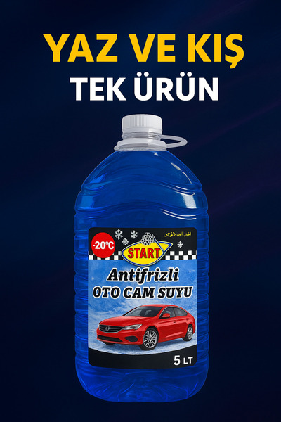 Genel Markalar Antifrizli Oto Cam Suyu 5 Litre -20 Derece