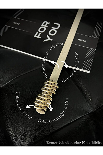 Fiori Design Stick cataramă centură subtire damă, centură palton, centură căm...