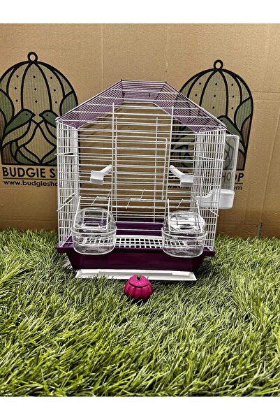 islandtoys ÇİFT KAPILI 30x23x37(YÜKSEKLİK) ÇEKMECELİ ADATOYS BUDGİESHOP MUHABBET KUŞU KAFESİ