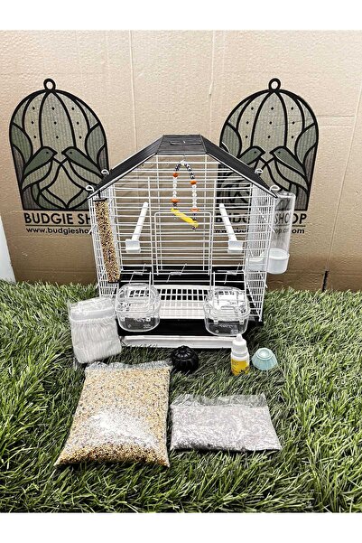 budgieshop ÇİFT KAPILI 30x23x37(YÜKSEKLİK) ÇEKMECELİ ADATOYS MUHABBET KUŞU KA...