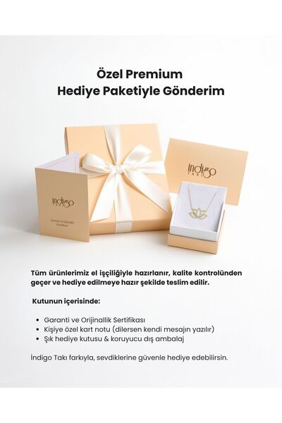 İNDİGO TAKI Sade Minik Kalp 14 Ayar Altın Küpe