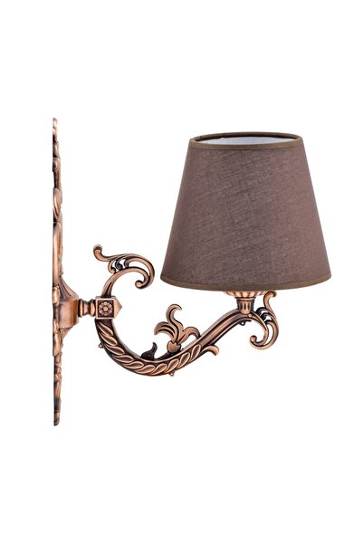 DEDE Zamak Aplik Bakır Kahverengi Şapkalı