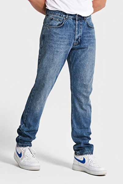 its basic Чоловічі джинси прямого крою %100 бавовна денім