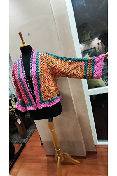 drt tasarım Kadın Batik Crop Hırka DRT-CRDN-0042