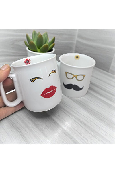 nutyaart Mug with 2 Cups, a Gift for Your Loved One
