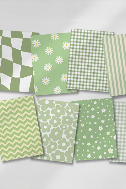 tinystoriestr مجموعة سكرابوك - 8 قطع