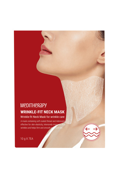 MEDITHERAPY Wrinkle-Fit Neck Mask 10gr*7