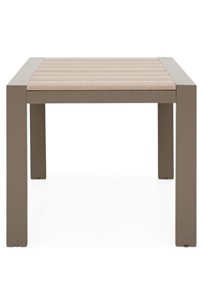 Maison Mex Garden/terrace corner table, TROPICANA, L.61 l.55.5 H.51.5 cm, brown