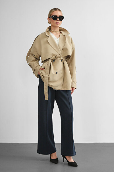 hakimoda Oversize Kruvaze Trençkot