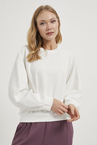 Arma Life Armalife 5435 Bis Collar Modal Textured Women's Sweatshirt