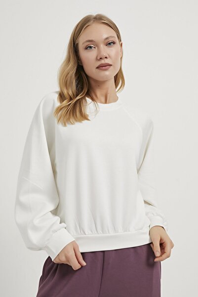 Arma Life Armalife 5435 Bis Collar Modal Textured Women's Sweatshirt