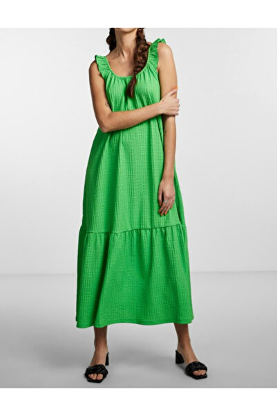 PIECES Rochie midi Pieces, verde