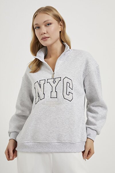 Arma Life Armalife 10490 nyc embroidered zipper women's sweat