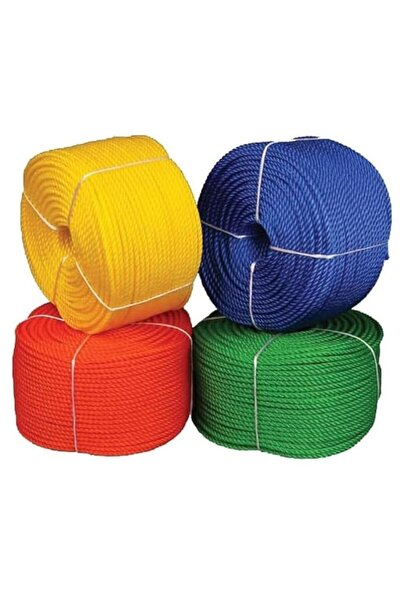 AL ARQAM Heavy Duty Virgin Nylon Rope- 10mmx100Yards -Strong and Reliable for Every Task -Assorted