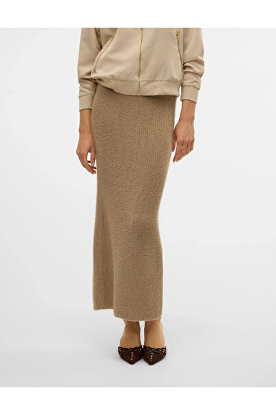 Vero Moda Vero Moda maxi skirt, beige