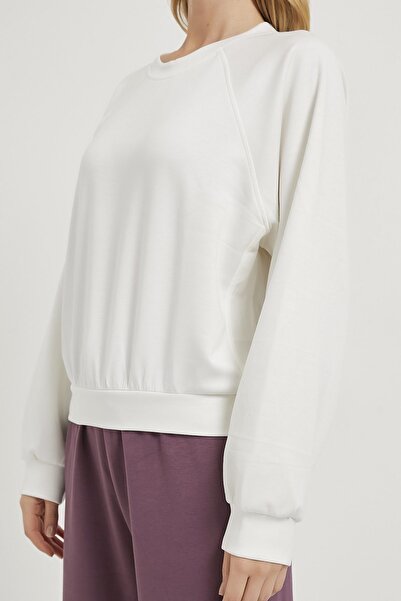 Arma Life Armalife 5435 Bis Collar Modal Textured Women's Sweatshirt