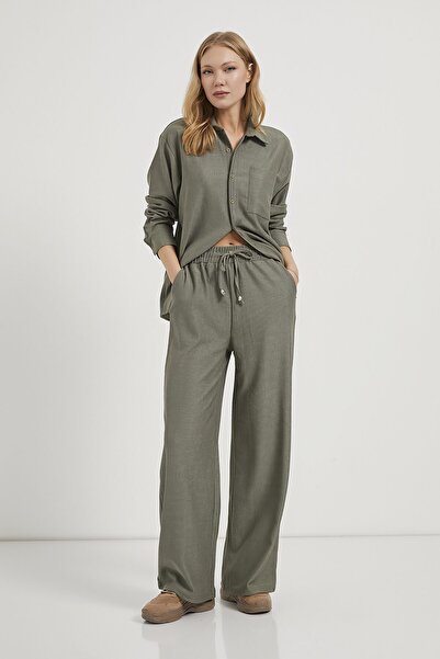 Arma Life ARMALİFE 800 FİTİLLİ KADİFE KADIN GÖMLEK PANTOLON TAKIM