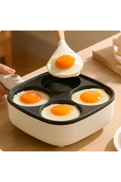 AVEO Paris Breakfast Electric Frying Pan for Perfectly Poached Eggs 500W