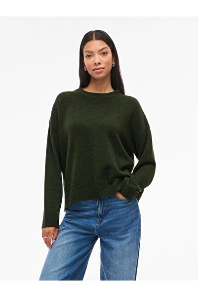 VILA Strickpullover VILOLO Rundhals