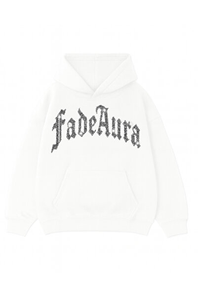 Gofeel Hanorac oversize unisex cu imprimeu Fade Aura Glitter Stone