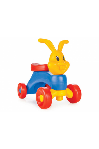 PİLSAN Vehicul ride on fara pedale pentru copii Bunny Friends Blue din plasti...