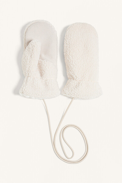 Oysho İpli peluş görünümlü eldivenler