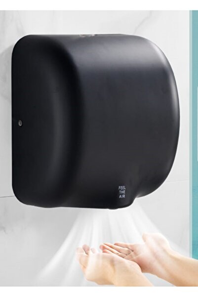 Trendy's Στεγνωτήρας χεριών με αισθητήρα 1800w TRENDY S ΜΑΥΡΟ μεταλλικό