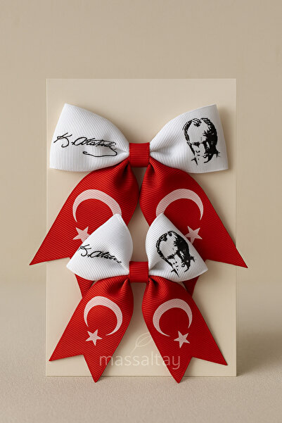 Massaltay Πόρπη με σήμανση Ατατούρκ με αστέρι και φεγγάρι – Αξεσουάρ μαλλιών ...
